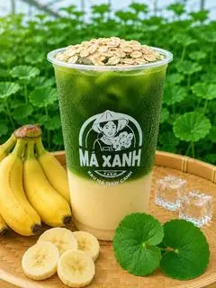 Hình ảnh Rau má chuối sữa dừa