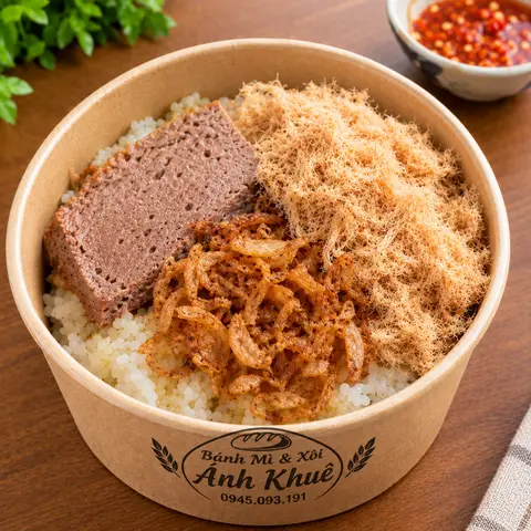 Hình ảnh Xôi Pate Ruốc Hành