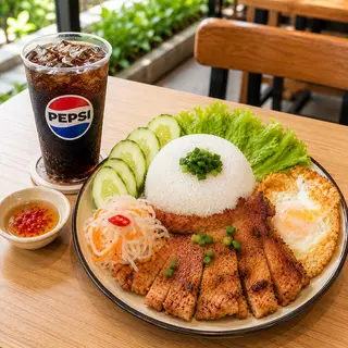 Hình ảnh Cơm Tấm Sườn | Pepsi