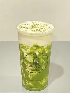 Hình ảnh Hồng Trà Sữa Machiato Sốt Matcha