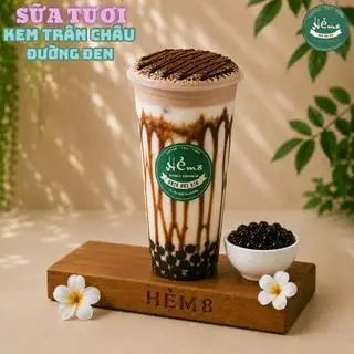 Hình ảnh SỮA TƯƠI KEM TRÂN CHÂU ĐƯỜNG ĐEN