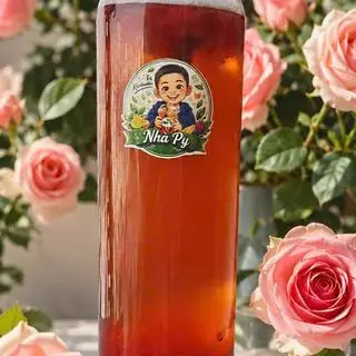 Hình ảnh Trà trái cây Kombucha vị hoa hồng 