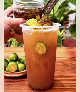 Hình ảnh trà tắc xí muội