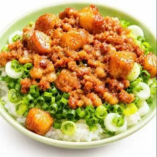 Hình ảnh Cơm thịt kho tàu đại cát - DJ braised pork rice - 大吉魯肉飯 size s
