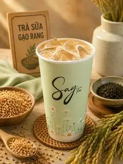 Hình ảnh Trà sữa gạo rang
