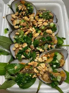 Hình ảnh Sò Lông Hấp Mỡ Hành