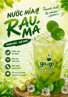 Hình ảnh Nước Mía Rau Má Mix