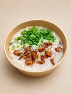 Hình ảnh CHÁO NẤM SƯỜN RIM CHAY