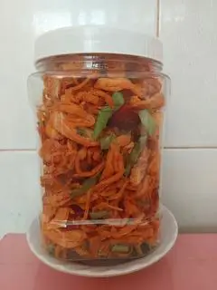 Hình ảnh KHÔ GÀ GIÒN LÁ CHANH ( TÚI ZIP) _100 G