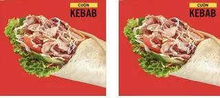 Hình ảnh combo 2 bánh cuộn kebab