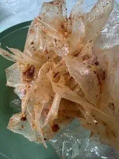 Hình ảnh Bánh tráng muối bò + dầu hành 