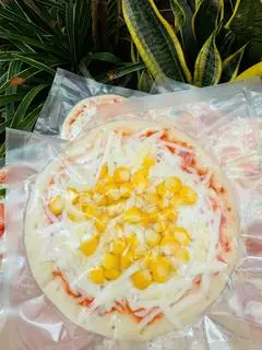 Hình ảnh pizza phô mai bắp