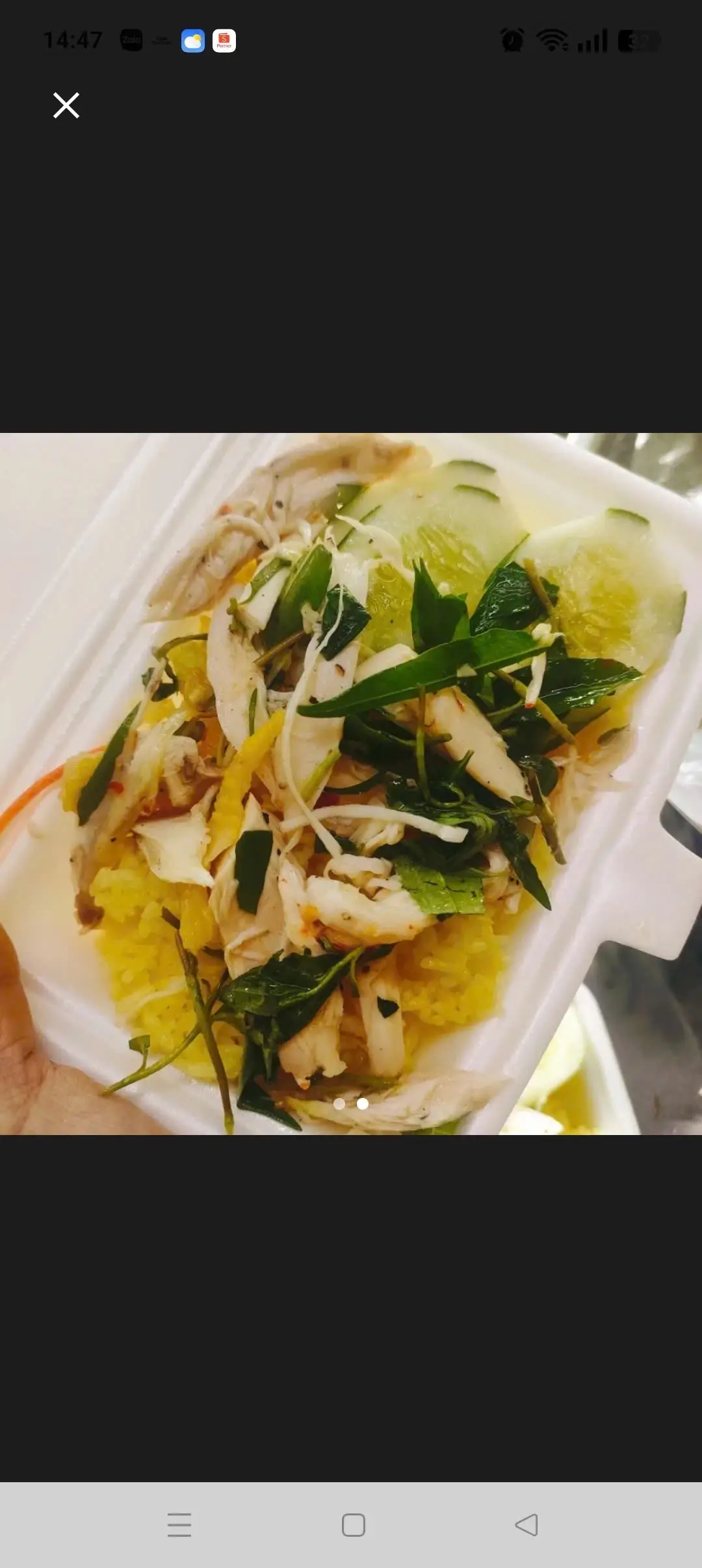 Hình ảnh cơm gà xé