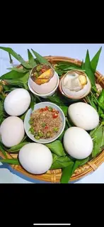 Hình ảnh hột vịt lộn 5 trứng 