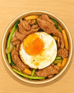 Hình ảnh Nui xào bò đặc biệt  