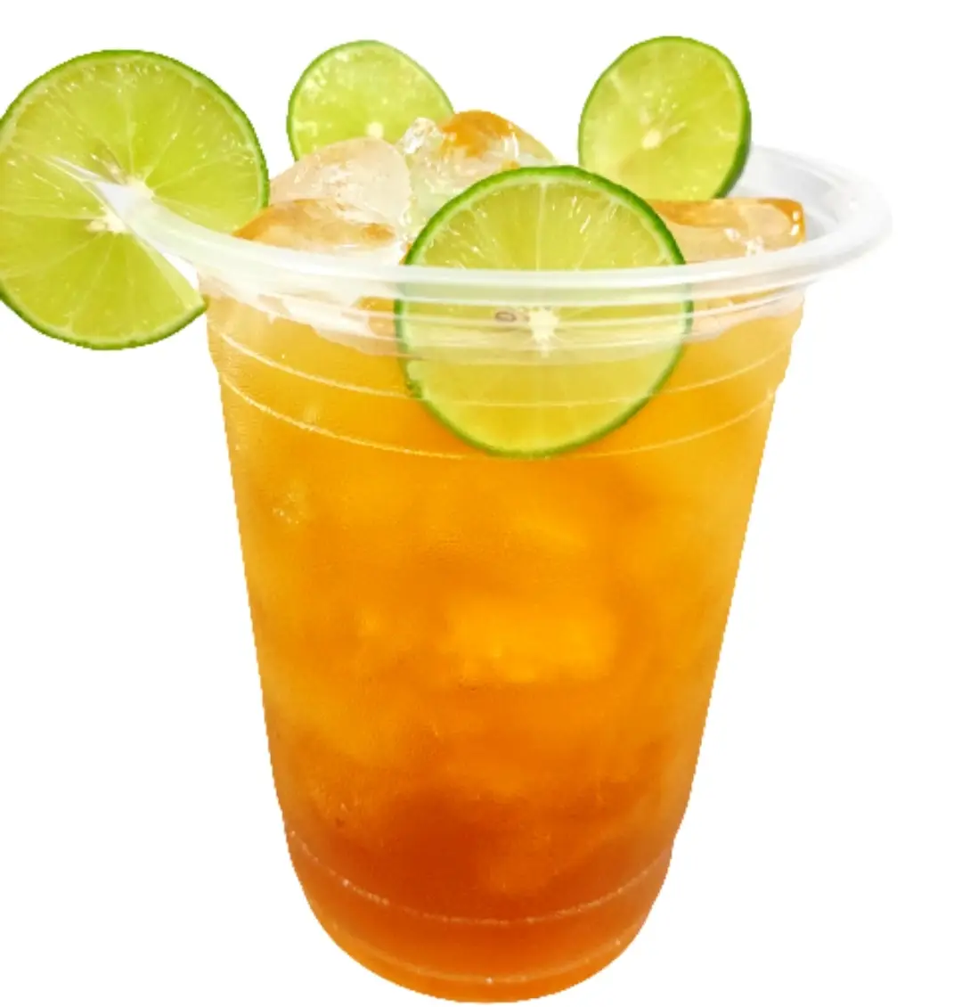 Hình ảnh Trà chanh đào - Ly Khủng