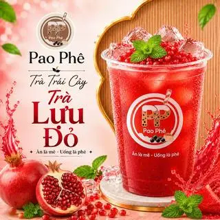 Hình ảnh Trà lựu đỏ (nha đam + thạch dừa)