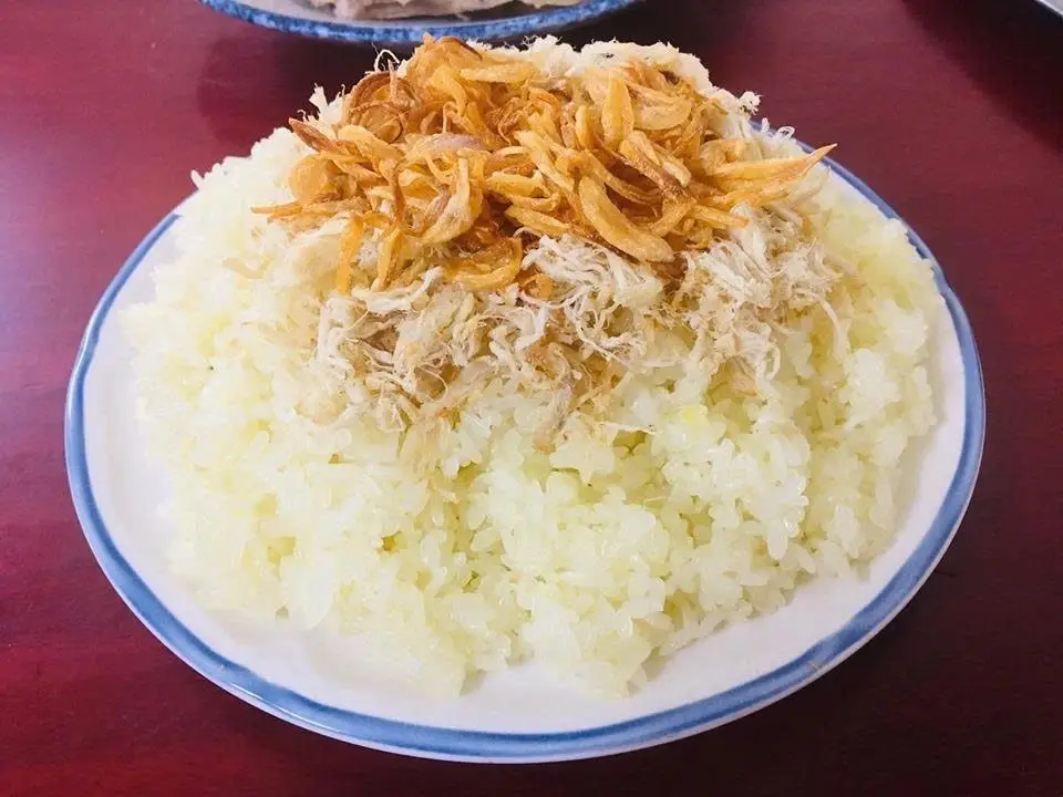 Hình ảnh Xôi trà bông hành phi - to