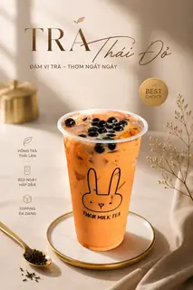 Hình ảnh Trà Sữa Thái Đỏ