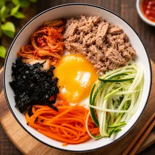 Hình ảnh Cơm Trộn Chả Cá Ngừ 
