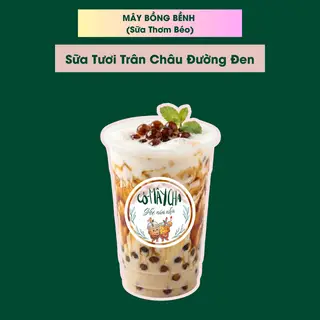 Hình ảnh Sữa tươi trân châu đường đen - M