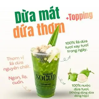 Hình ảnh (Món mới) Dừa mát dứa thơm - Xua tan nắng nóng