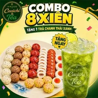 Hình ảnh Mua 1 combo 8 xiên Tặng 1 trà thái xanh