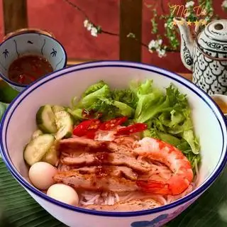 Hình ảnh Bún mắm nêm chả cá - tôm - trứng