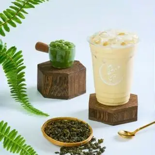 Hình ảnh Trà sữa Ô long nguyên lá