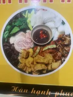 Hình ảnh bún đậu dồi rán
