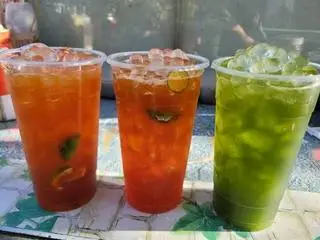 Hình ảnh trà tắc thái đỏ