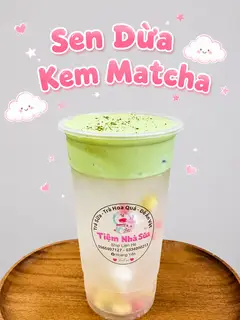 Hình ảnh Dừa sen kem matcha 