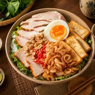 Hình ảnh Thịt Luộc Nước Tương - FULL TOPPING