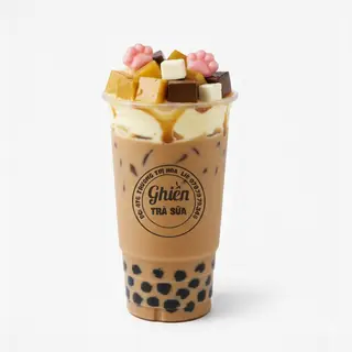 Hình ảnh Trà sữa truyền thống full topping