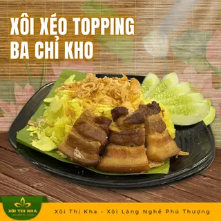 Hình ảnh Xôi xéo thịt ba chỉ kho