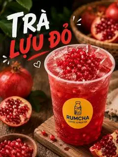 Hình ảnh trà lựu đỏ