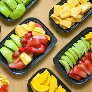 Hình ảnh Mix 4 loại quả tươi bổ sẵn khách tự chọn