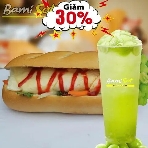 Hình ảnh COMBO Bánh Mì Pate Bò Chả Trứng + Nước Nho tươi Kiwi