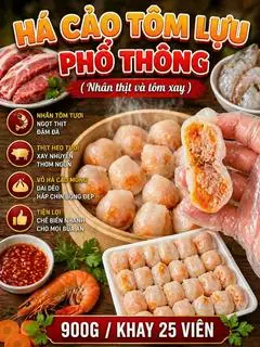 Hình ảnh há cảo thịt tôm xây