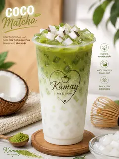 Hình ảnh Matcha latte sữa dừa (M)
