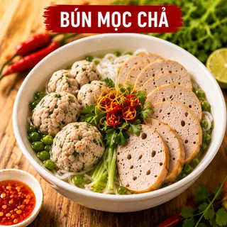 Hình ảnh Bún mọc chả