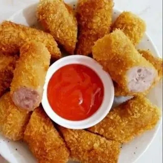 Hình ảnh nem chua rán ( nem thịt) phố cổ