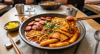 Hình ảnh Mì Hàn sốt tokbokki