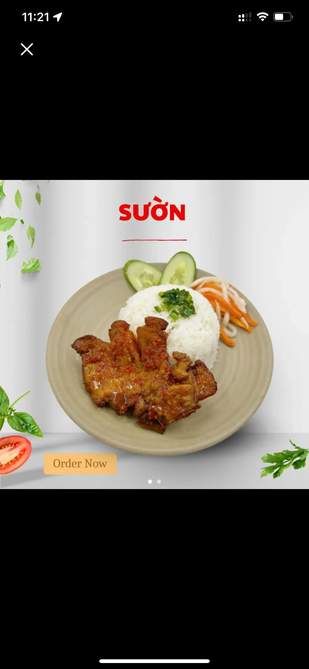 Hình ảnh Cơm sườn cốt lết nướng