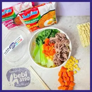 Hình ảnh Mì trộn, 2p bò xào, rau