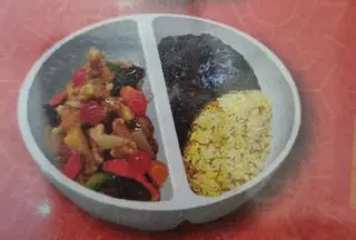 Hình ảnh Thịt heo chua ngọt và cơm chiên- 탕볶밥 