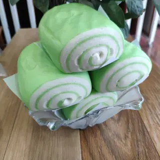 Hình ảnh BÁNH BAO CHAY VỊ LÁ DỨA THƠM