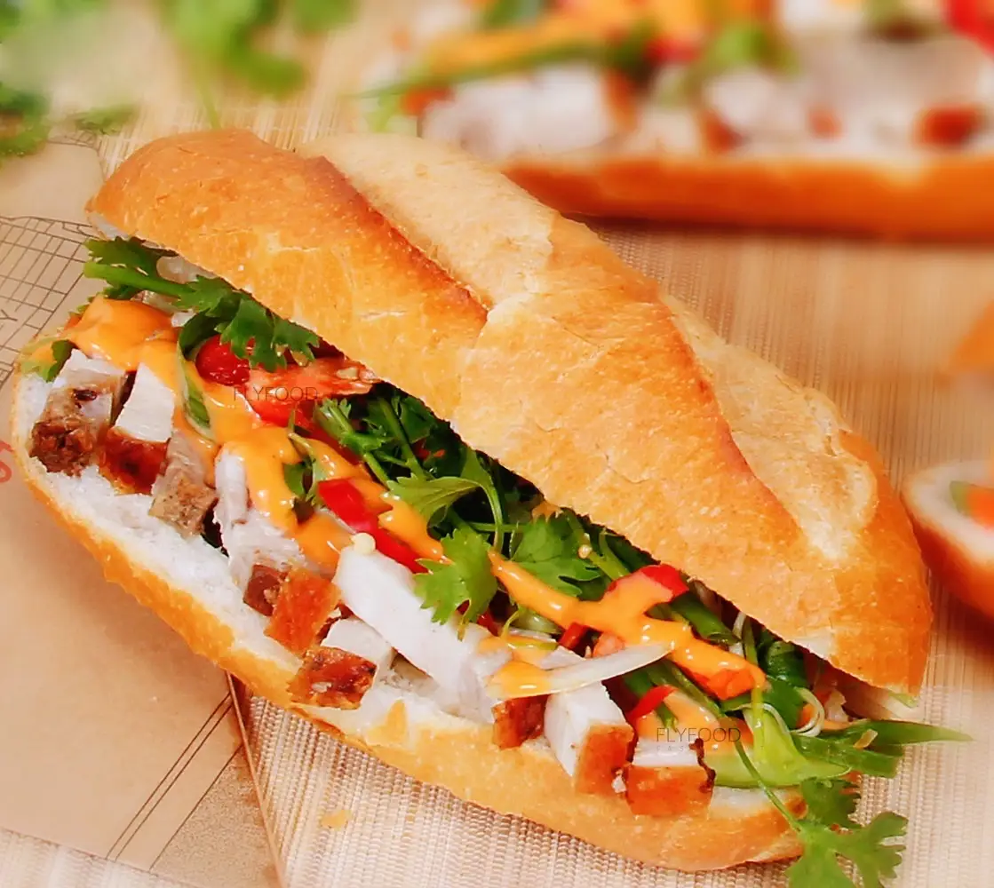 Hình ảnh Bánh Mì Heo Quay