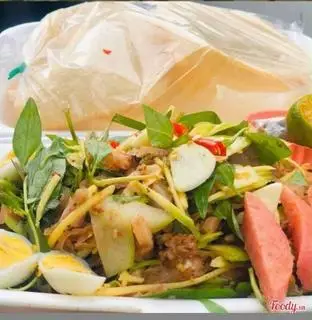 Hình ảnh Combo chân gà sốt Thái và tré trộn đặc biệt+1 bánh phồng (tặng 1 chai pepsi
