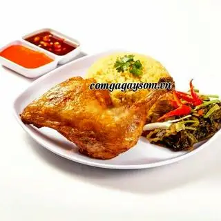 Hình ảnh Cơm Gà Xối Mỡ Góc Tư